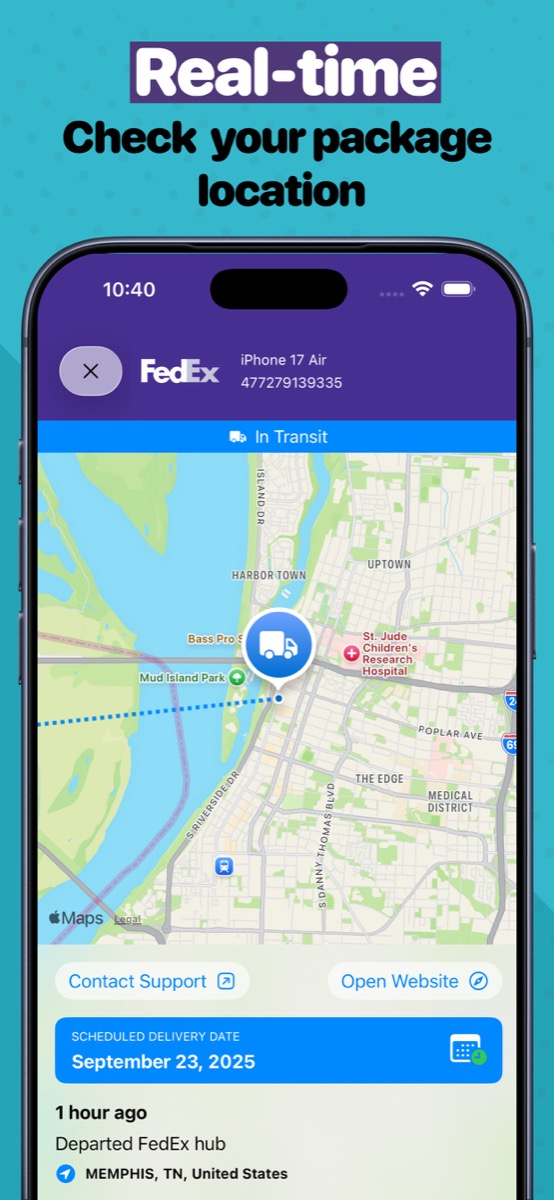 Deliveries Tracker iOS App